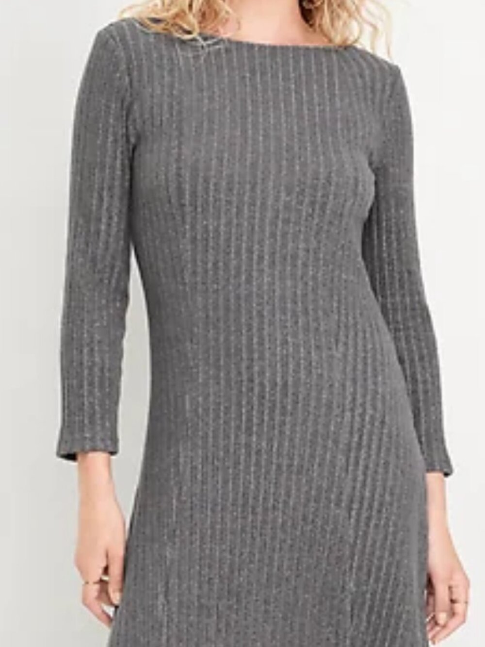 Fit & Flare Ribbed Maxi Dress - Picture 3 of 5